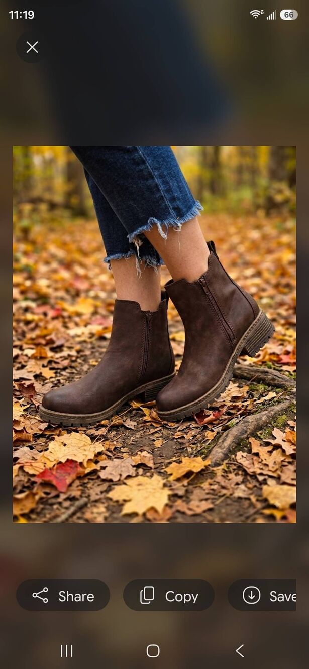 Maurices Anna Boots Brown Sz 10